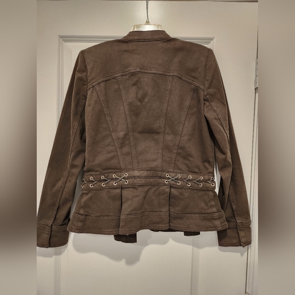 White House Black Market Olive Jacket - Picture 2 of 4